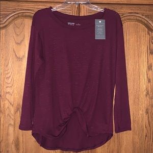 Vie Activewear Nikki Top in Wine